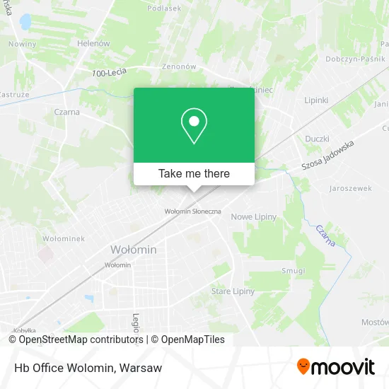Hb Office Wolomin map