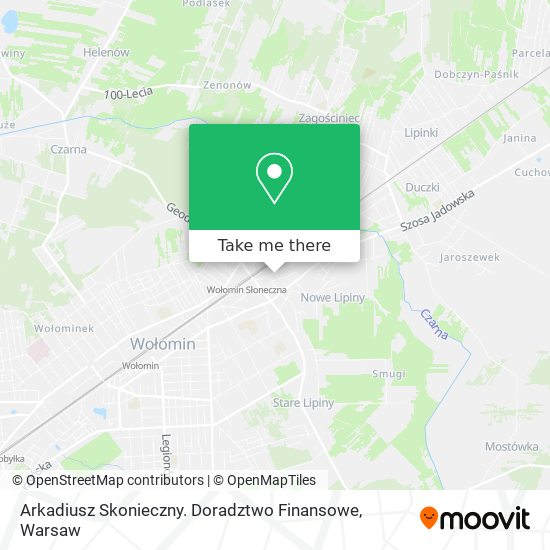 Arkadiusz Skonieczny. Doradztwo Finansowe map