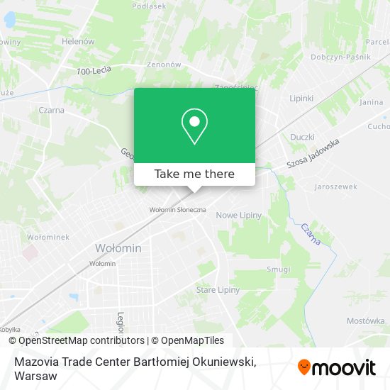 Mazovia Trade Center Bartłomiej Okuniewski map