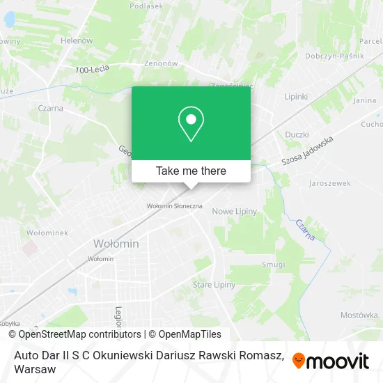Карта Auto Dar II S C Okuniewski Dariusz Rawski Romasz