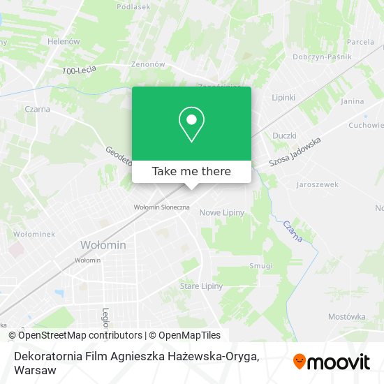 Dekoratornia Film Agnieszka Hażewska-Oryga map