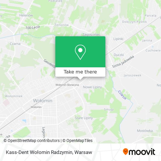 Kass-Dent Wołomin Radzymin map