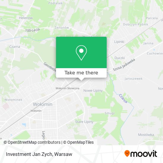 Investment Jan Zych map