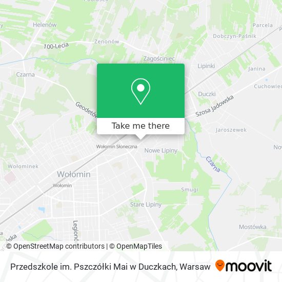 Przedszkole im. Pszczółki Mai w Duczkach map