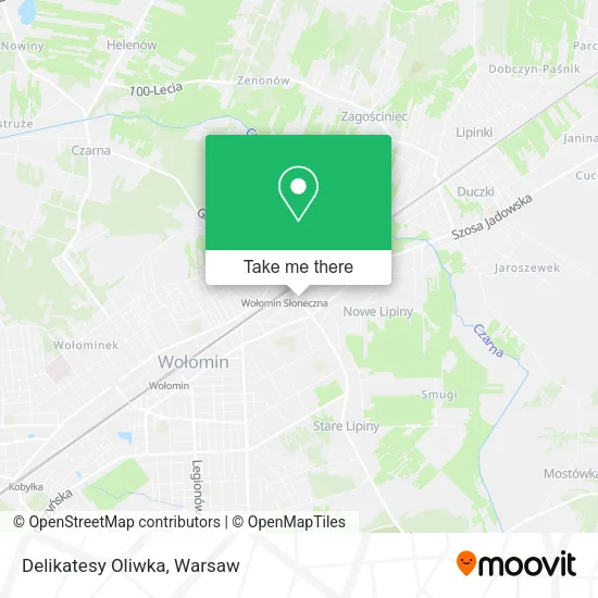 Карта Delikatesy Oliwka