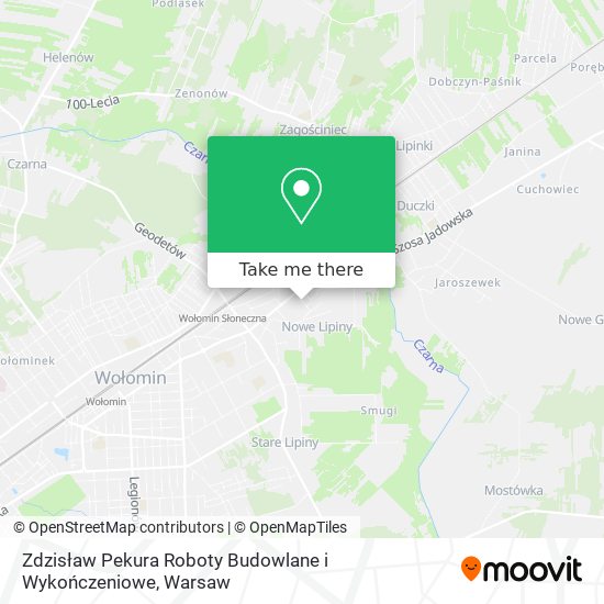 Zdzisław Pekura Roboty Budowlane i Wykończeniowe map