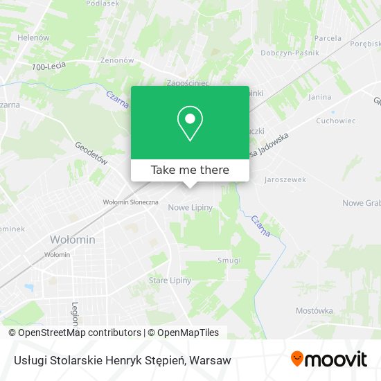 Usługi Stolarskie Henryk Stępień map