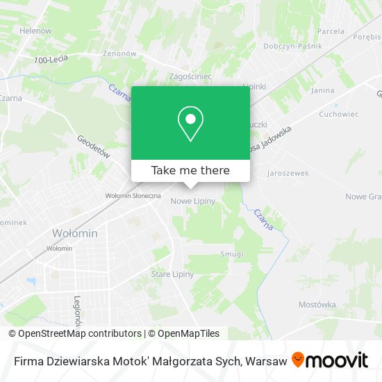 Firma Dziewiarska Motok' Małgorzata Sych map