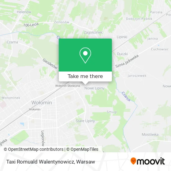 Карта Taxi Romuald Walentynowicz