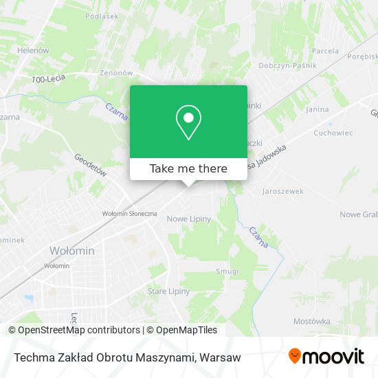 Techma Zakład Obrotu Maszynami map