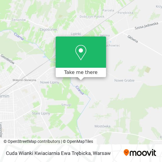 Cuda Wianki Kwiaciarnia Ewa Trębicka map