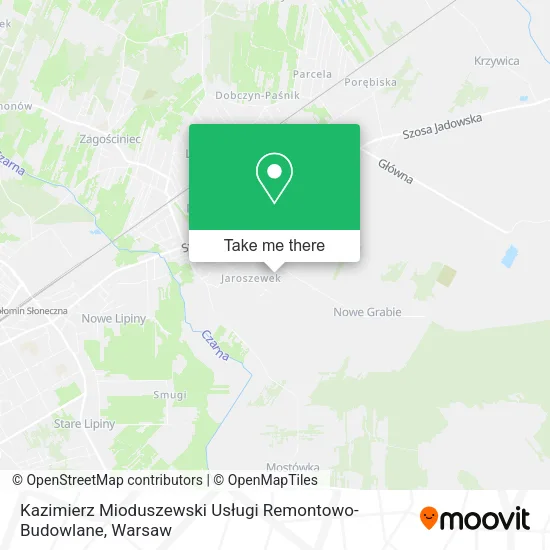 Карта Kazimierz Mioduszewski Usługi Remontowo-Budowlane