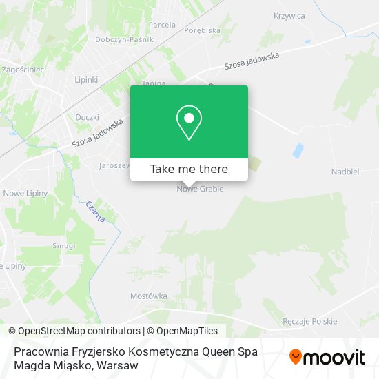 Pracownia Fryzjersko Kosmetyczna Queen Spa Magda Miąsko map