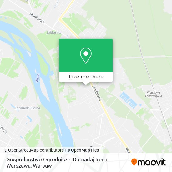 Gospodarstwo Ogrodnicze. Domadaj Irena Warszawa map