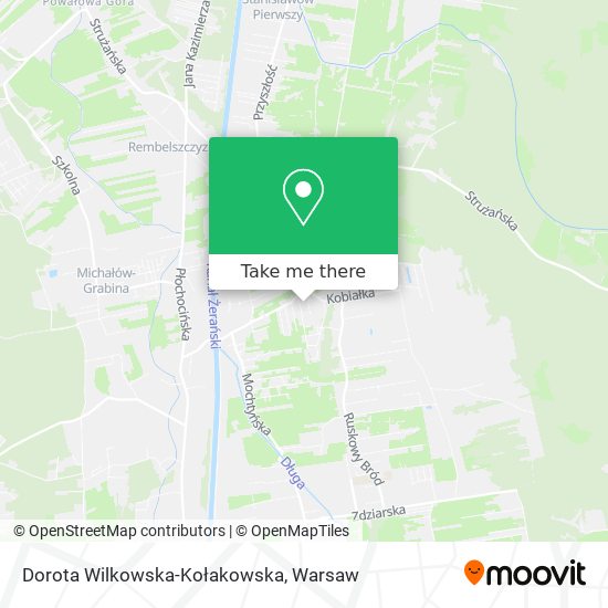 Dorota Wilkowska-Kołakowska map