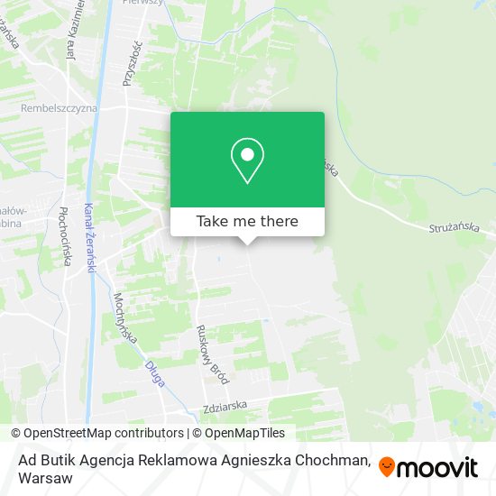 Ad Butik Agencja Reklamowa Agnieszka Chochman map