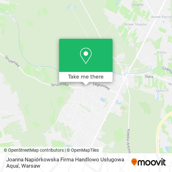 Joanna Napiórkowska Firma Handlowo Usługowa Aqua' map