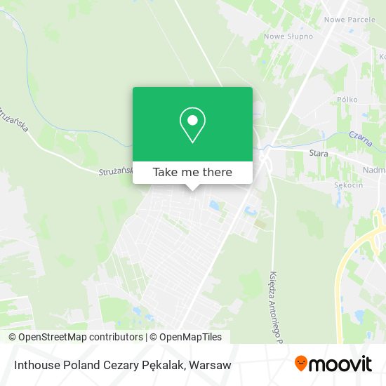 Inthouse Poland Cezary Pękalak map