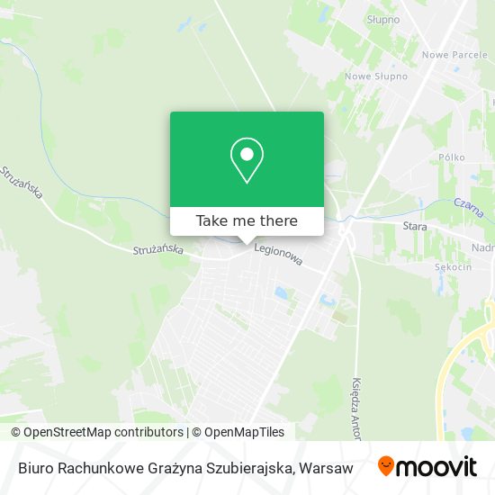 Biuro Rachunkowe Grażyna Szubierajska map