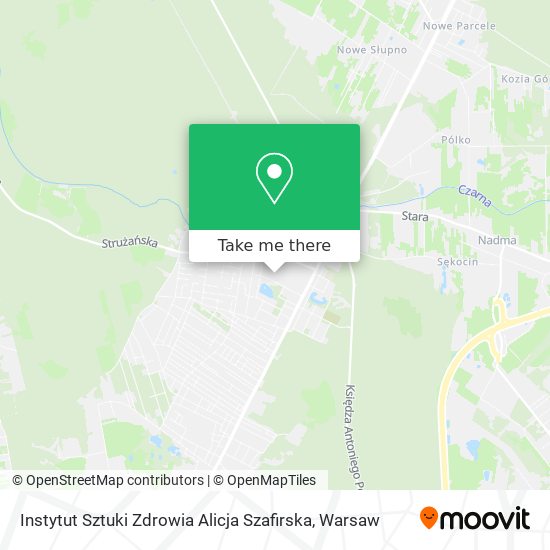 Instytut Sztuki Zdrowia Alicja Szafirska map