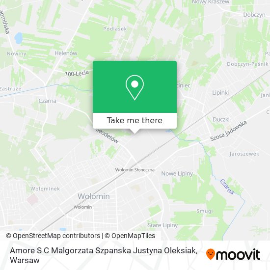 Amore S C Malgorzata Szpanska Justyna Oleksiak map