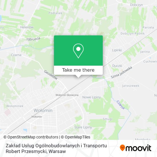 Zakład Usług Ogólnobudowlanych i Transportu Robert Przesmycki map