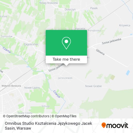 Omnibus Studio Kształcenia Językowego Jacek Sasin map