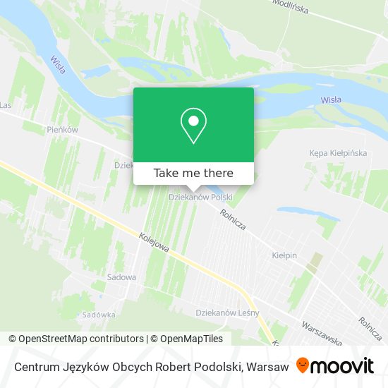 Centrum Języków Obcych Robert Podolski map