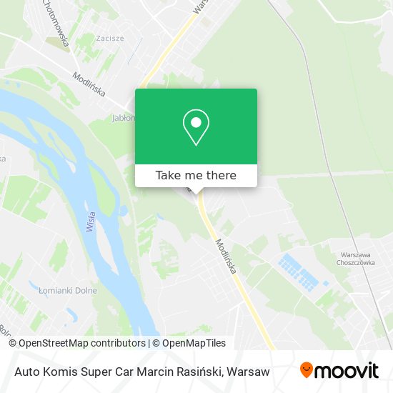 Auto Komis Super Car Marcin Rasiński map