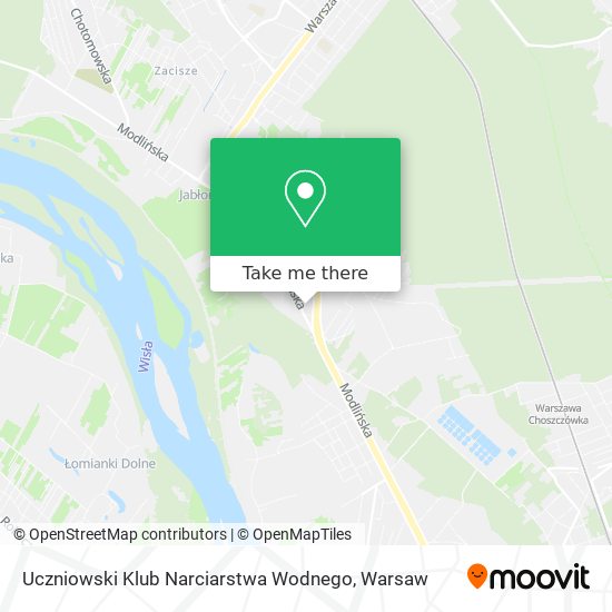 Uczniowski Klub Narciarstwa Wodnego map