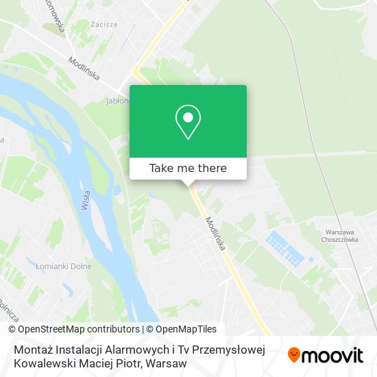 Montaż Instalacji Alarmowych i Tv Przemysłowej Kowalewski Maciej Piotr map