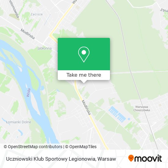 Uczniowski Klub Sportowy Legionowia map