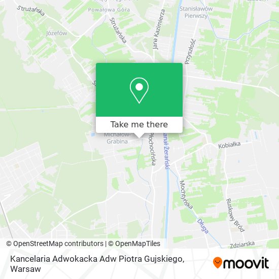 Kancelaria Adwokacka Adw Piotra Gujskiego map