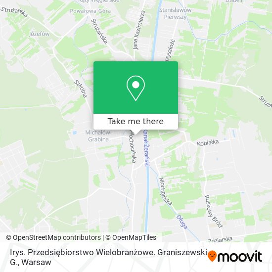 Irys. Przedsiębiorstwo Wielobranżowe. Graniszewski G. map