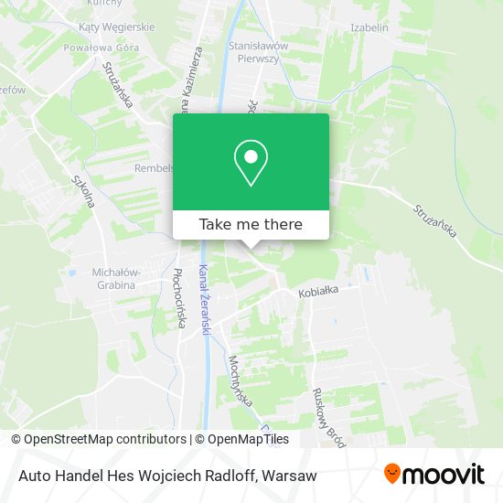 Auto Handel Hes Wojciech Radloff map