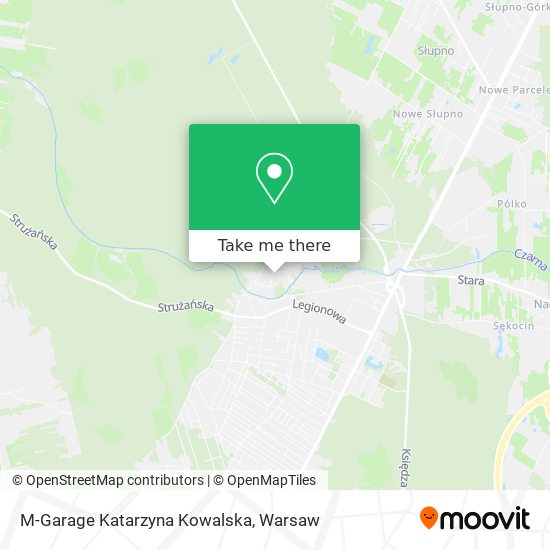 M-Garage Katarzyna Kowalska map