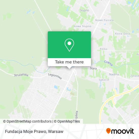 Fundacja Moje Prawo map