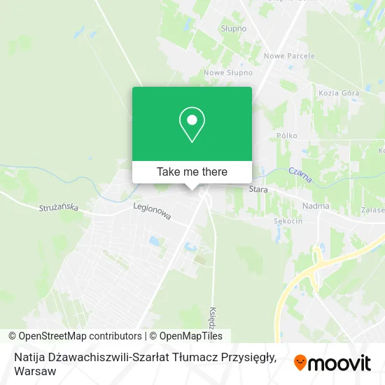 Natija Dżawachiszwili-Szarłat Tłumacz Przysięgły map