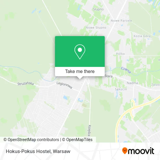 Hokus-Pokus Hostel map
