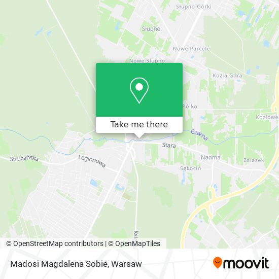 Madosi Magdalena Sobie map