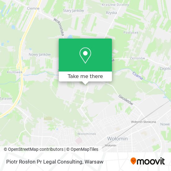 Piotr Rosłon Pr Legal Consulting map