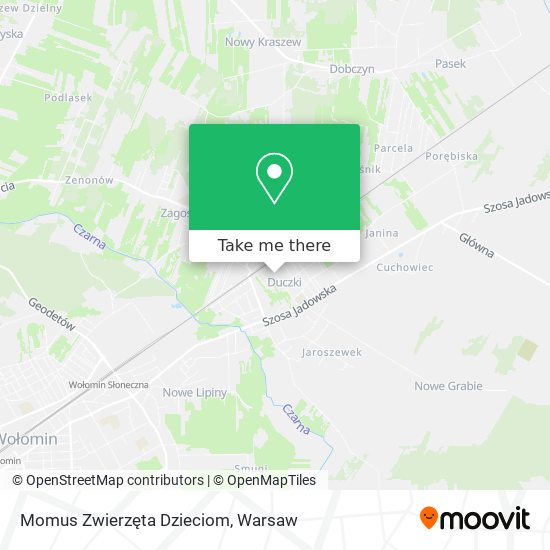 Momus Zwierzęta Dzieciom map