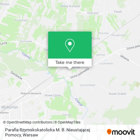 Parafia Rzymskokatolicka M. B. Nieustającej Pomocy map