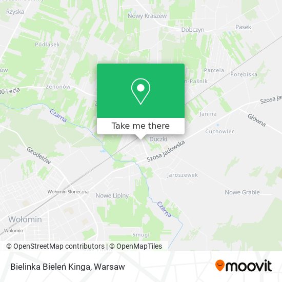 Bielinka Bieleń Kinga map