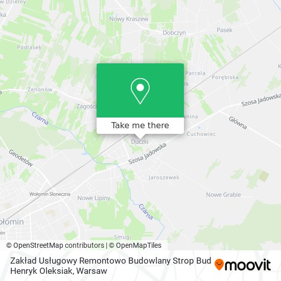 Zakład Usługowy Remontowo Budowlany Strop Bud Henryk Oleksiak map