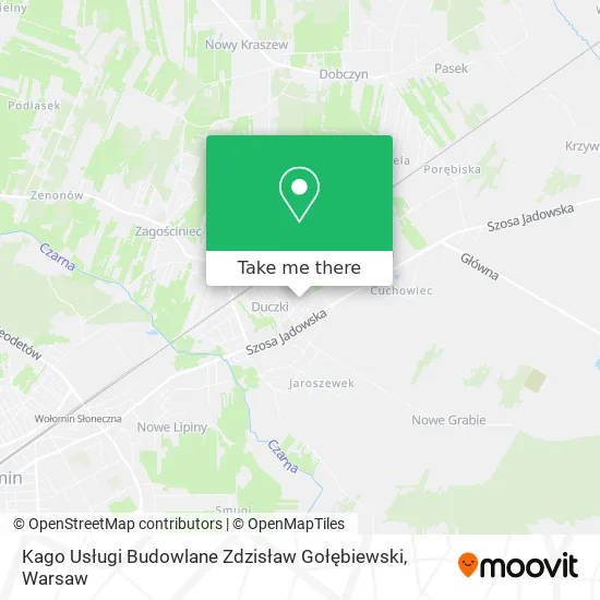 Kago Usługi Budowlane Zdzisław Gołębiewski map