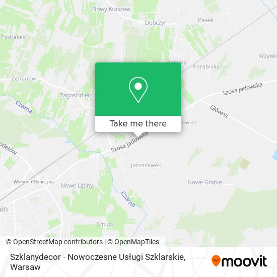 Szklanydecor - Nowoczesne Usługi Szklarskie map