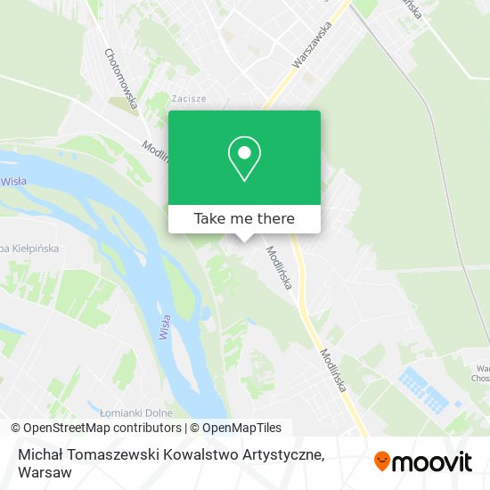 Michał Tomaszewski Kowalstwo Artystyczne map