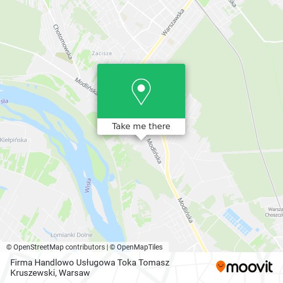 Firma Handlowo Usługowa Toka Tomasz Kruszewski map