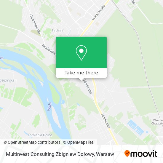 Multinvest Consulting Zbigniew Dołowy map